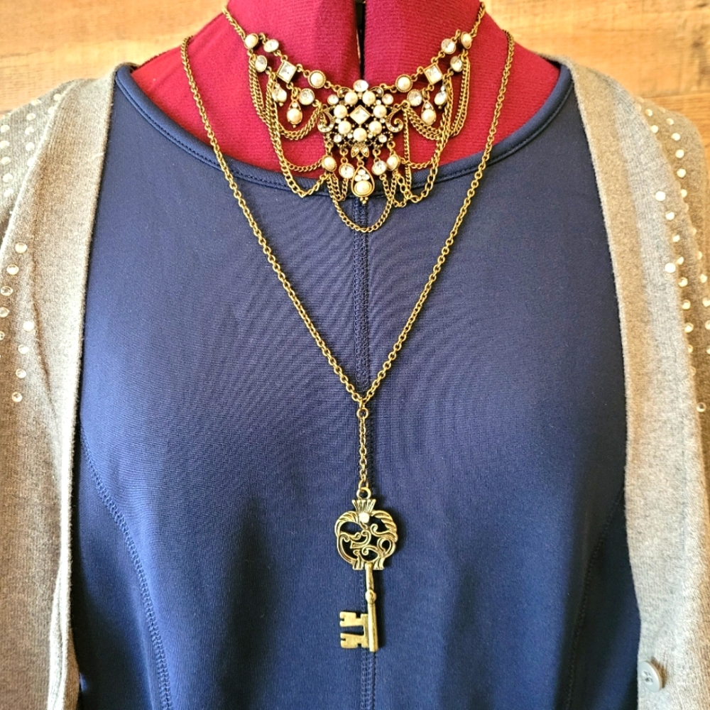 Vintage inspired necklaces and cross bracelet ✨️ 😍